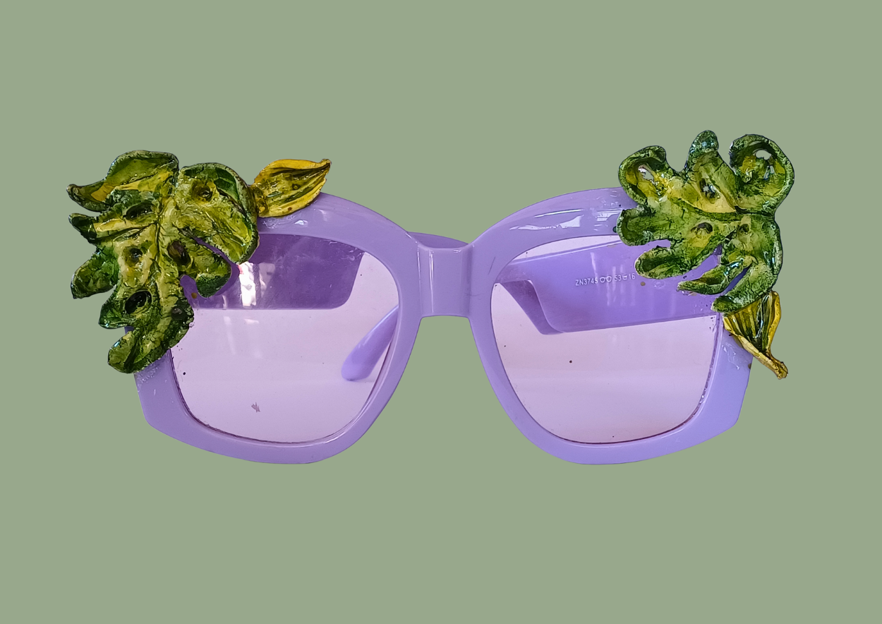 Purple leaves sunglasses