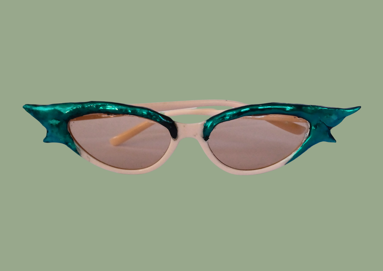 Siren sunglasses in blue-green