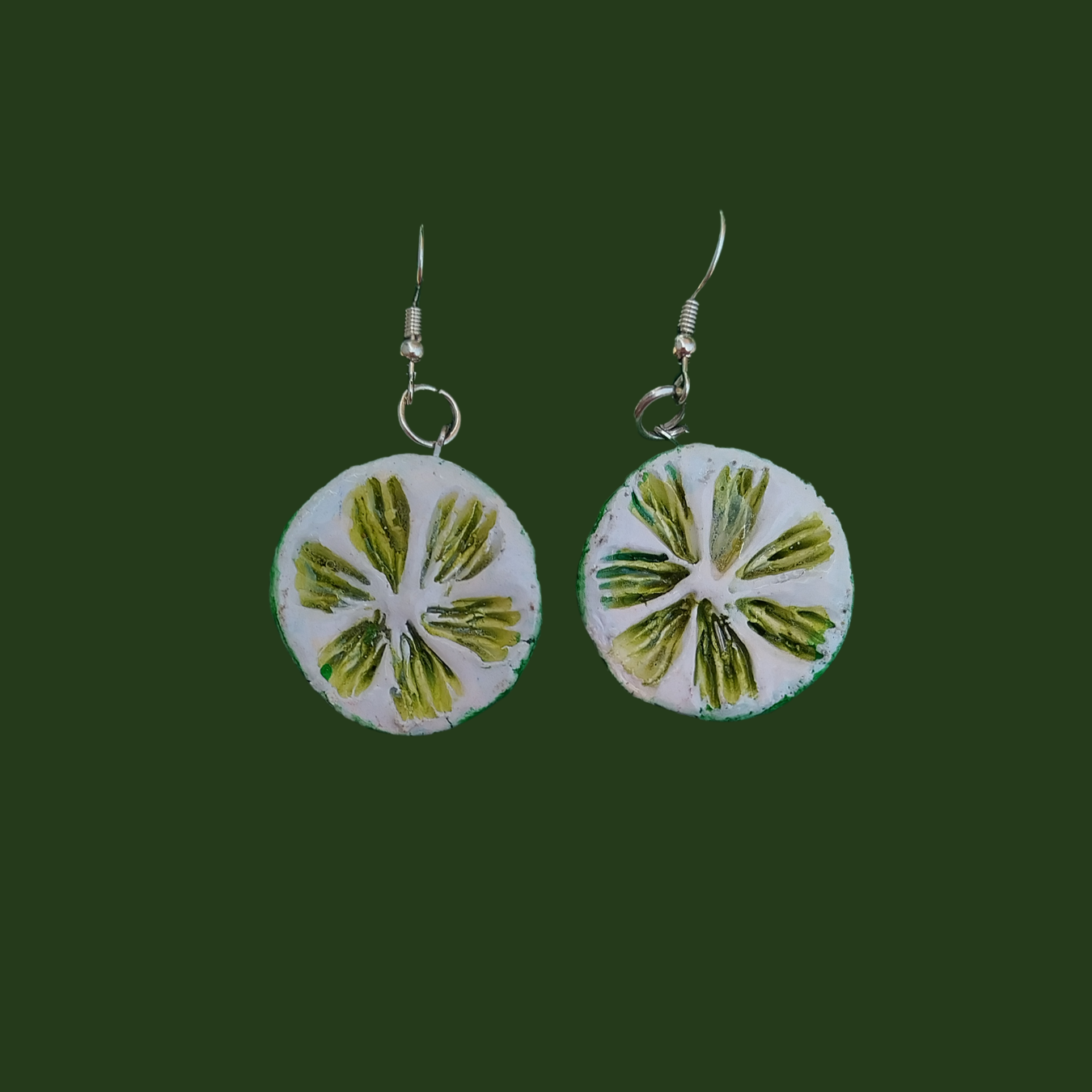 Lemon slice earring