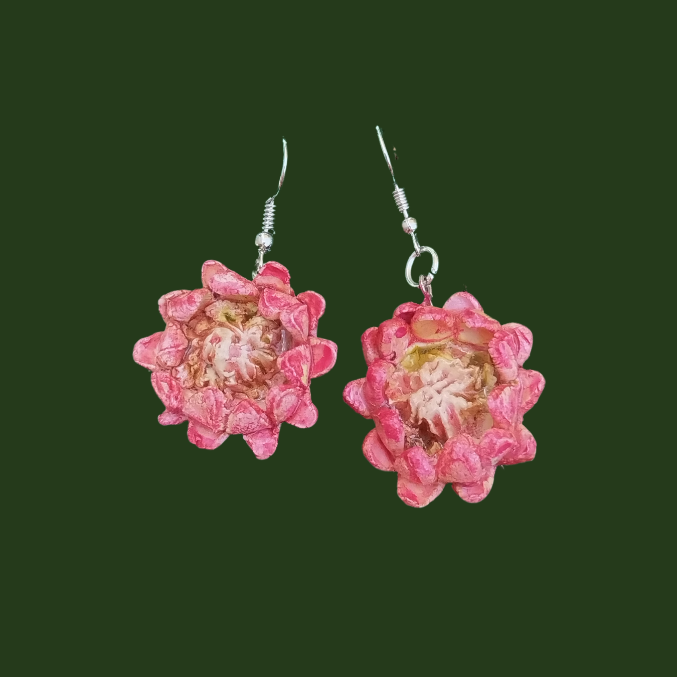 King Protea earrings