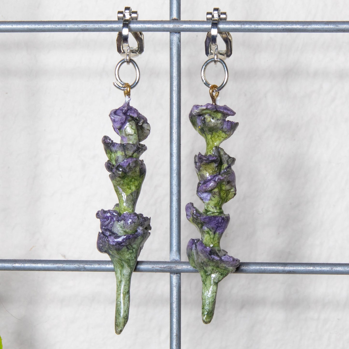 Lavender earrings