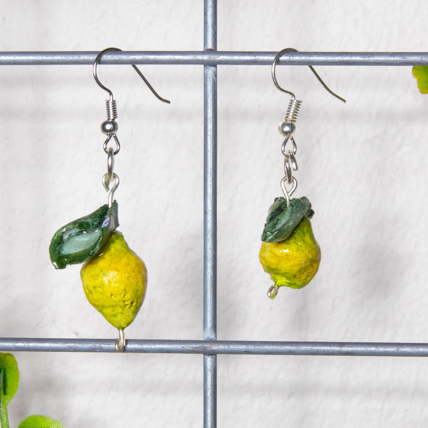 Lemon drop fruit earrings