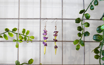 Lavender earrings