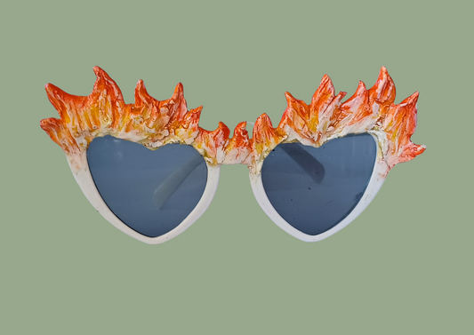 Flaming hot sunglasses