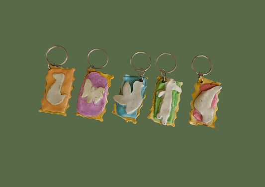 Zoo Cookie Biscuit key Chain